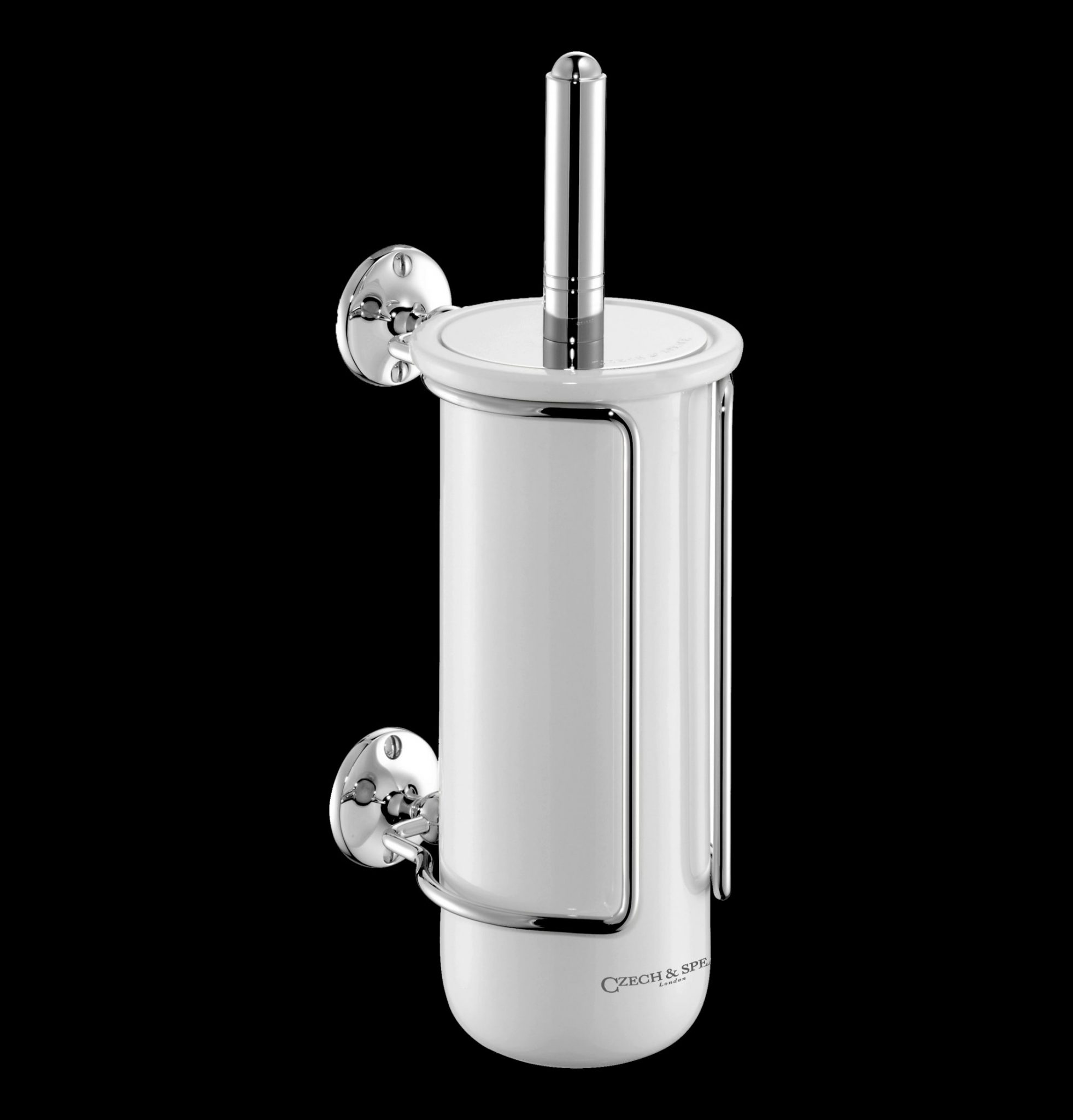 Edwardian Lavatory Brush and Holder - Image 3