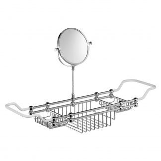 Edwardian Bath Rack with Mirror