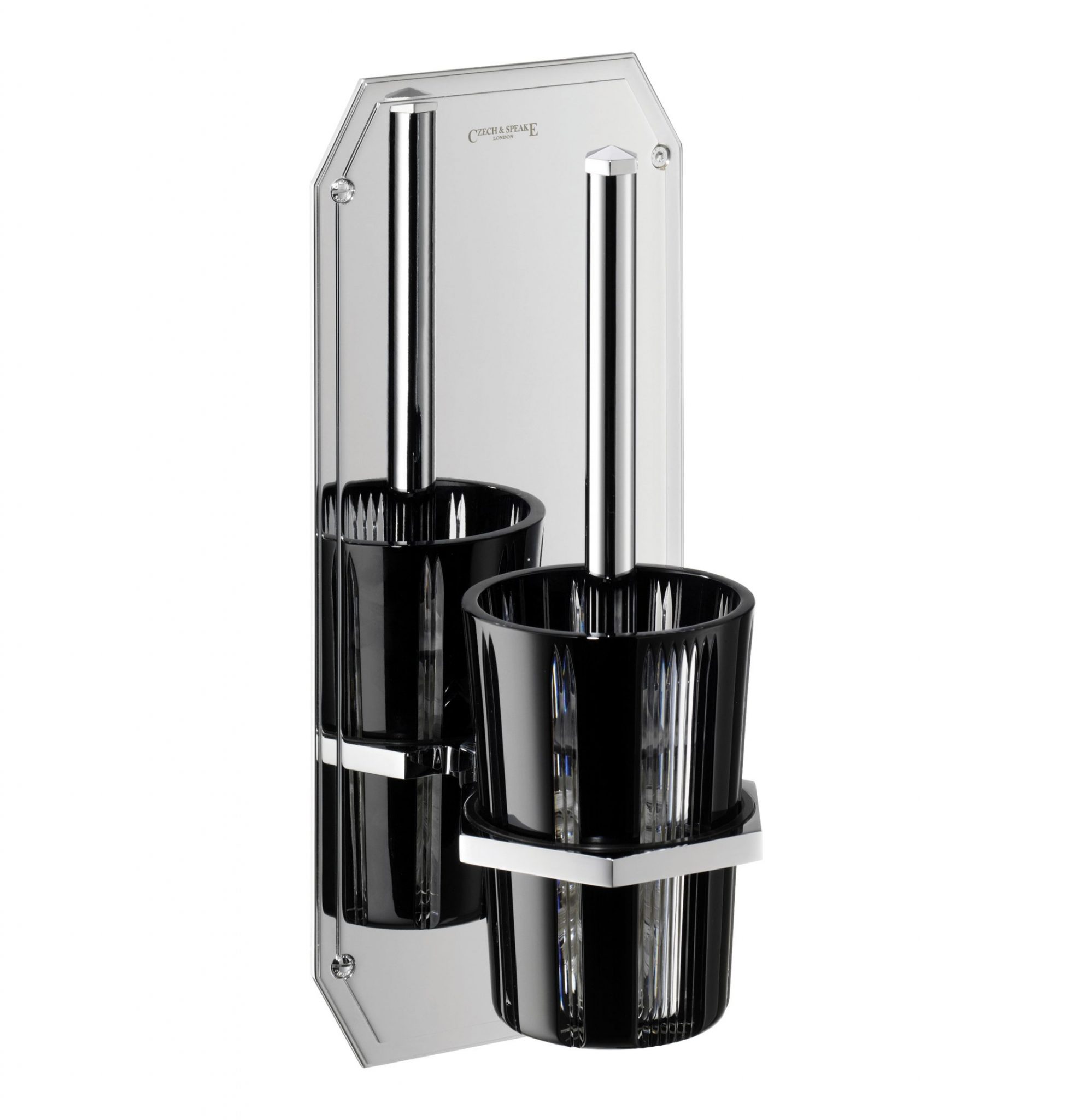 Cubist Lavatory Brush and Holder